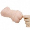 CRAZY BULL - MASTURBADOR VAGINAL DE PIEL DE AGUA CON VIBRADORES