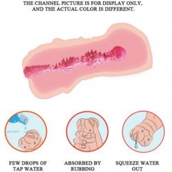 CRAZY BULL - MASTURBADOR VAGINAL DE PIEL DE AGUA CON VIBRADORES