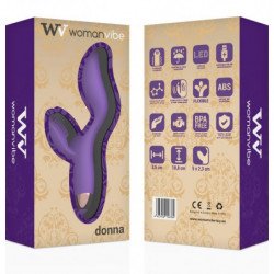WOMANVIBE - VIBRADOR DE SILICONA RECARGABLE DONNA