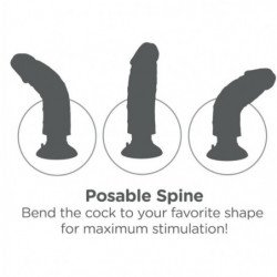 KING COCK - PENE VIBRADOR DE 20,32 CM