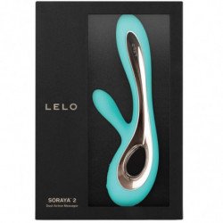 LELO - SORAYA 2 VIBRADOR CONEJO VERDE AGUA
