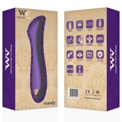 WOMANVIBE - VIBRADOR RECARGABLE DE SILICONA MANDY "K" POINT