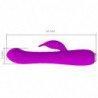 PRETTY LOVE - VIBRADOR MOLLY CON ROTACIÓN RECARGABLE