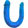 BAILE - DOBLE DONG DOBLE DILDO AZUL