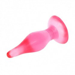 BAILE - Tapón anal de tacto suave lila de 14,2 cm