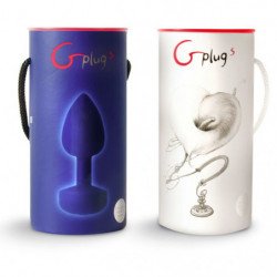 FUNTOYS GPLUG ANAL VIBRADOR RECARGABLE GRANDE AZUL CIELO 3.9CM