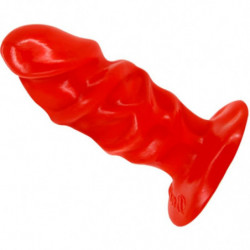 BAILE - TAPÓN ANAL UNISEX CON VENTOSA ROJA