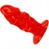 BAILE - TAPÓN ANAL UNISEX CON VENTOSA ROJA