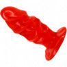 BAILE - TAPÓN ANAL UNISEX CON VENTOSA ROJA