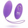WOMANVIBE - ALSAN MANDO A DISTANCIA DE SILICONA COLOR HUEVO MORADO