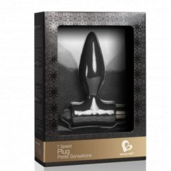 ROCKS-OFF - TAPÓN ANAL PETITE SENSATIONS PARA PRINCIPIANTES - NEGRO