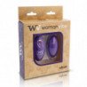 WOMANVIBE - ALSAN MANDO A DISTANCIA DE SILICONA COLOR HUEVO MORADO