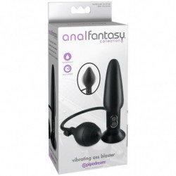 FANTASÍA ANAL - VIBRADOR INFLABLE CON TAPÓN