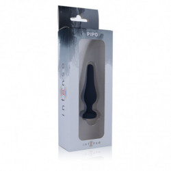 INTENSE - TAPÓN ANAL PIPO S SILICONA NEGRA 9,8 CM