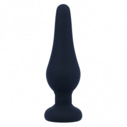 INTENSE - TAPÓN ANAL PIPO S SILICONA NEGRA 9,8 CM