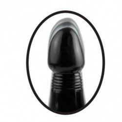FANTASÍA ANAL - VIBRADOR DE EMPUJE CON TAPÓN