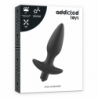 JUGUETES PARA ADICTOS - TAPÓN ANAL MASAJEADOR CON VIBRACIÓN NEGRO
