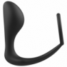 JUGUETES PARA ADICTOS - TAPÓN ANAL CON ANILLO DE SILICONA NEGRO