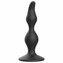 JUGUETES ANALES ADDICTED - TAPÓN SEXUAL ANAL DE 12 CM NEGRO