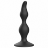 JUGUETES ANALES ADDICTED - TAPÓN SEXUAL ANAL DE 12 CM NEGRO