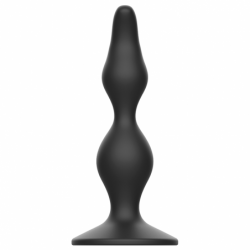 JUGUETES ANALES ADDICTED - TAPÓN SEXUAL ANAL DE 12 CM NEGRO