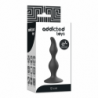 JUGUETES ANALES ADDICTED - TAPÓN SEXUAL ANAL DE 12 CM NEGRO
