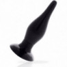 ADDICTED TOYS LOCKED - TAPÓN ANAL DE 14,5 CM NEGRO