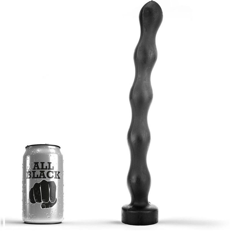 ALL BLACK - TAPÓN ANAL DE 32 CM