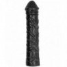 TODO NEGRO - DILDO GIGANTE DE FISTING SUAVE DE 32 CM