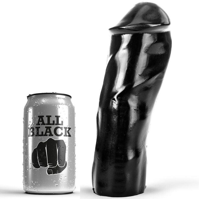 ALL BLACK - DILDO REALISTA DE 20 CM