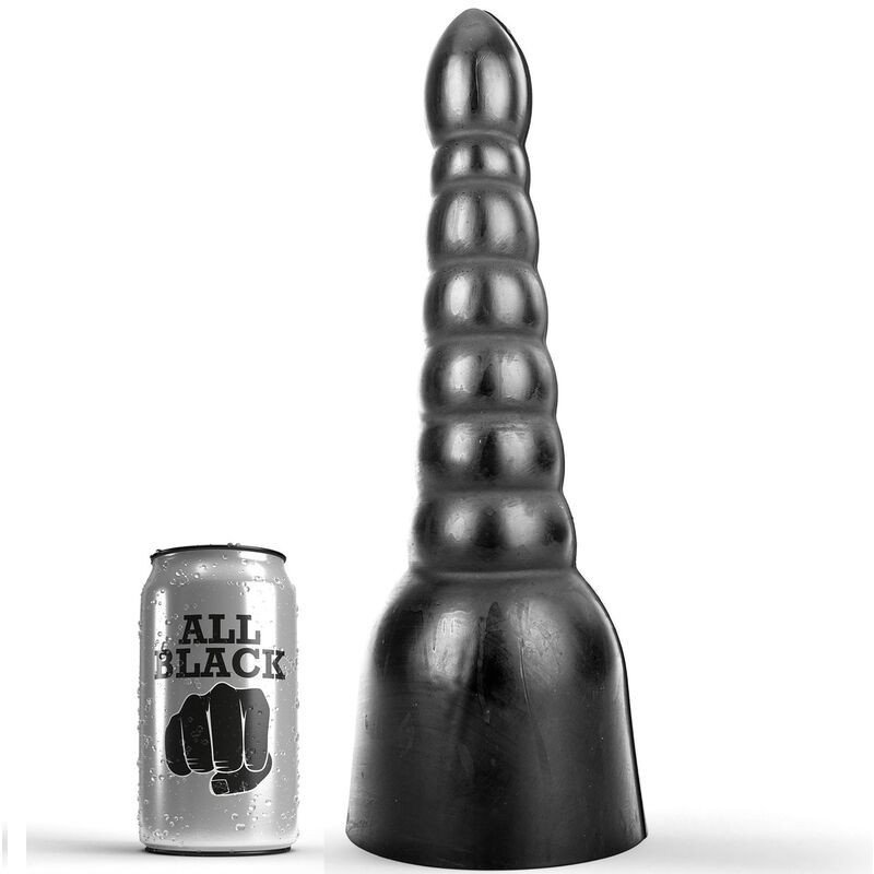 TODO NEGRO - DILDO DE 34 CM