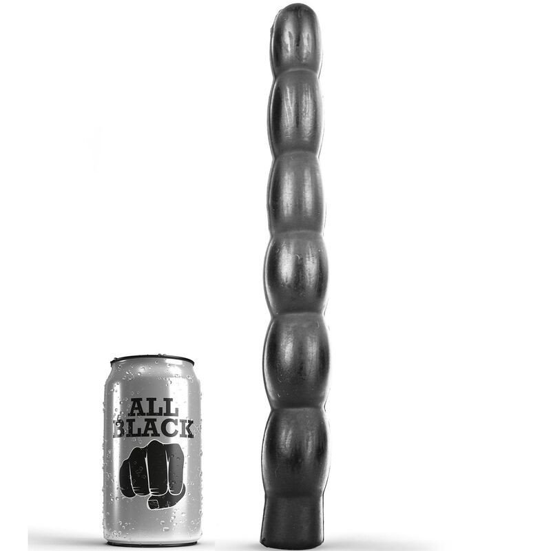 TODO NEGRO - DILDO ANAL DE 32 CM