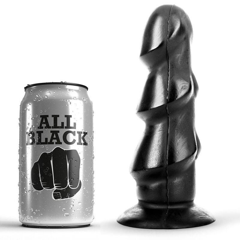 ALL BLACK - DILDO DE 17 CM