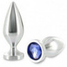 METAL HARD - TAPÓN ANAL DE ALUMINIO COLOR CRISTAL GRANDE 10,16 CM