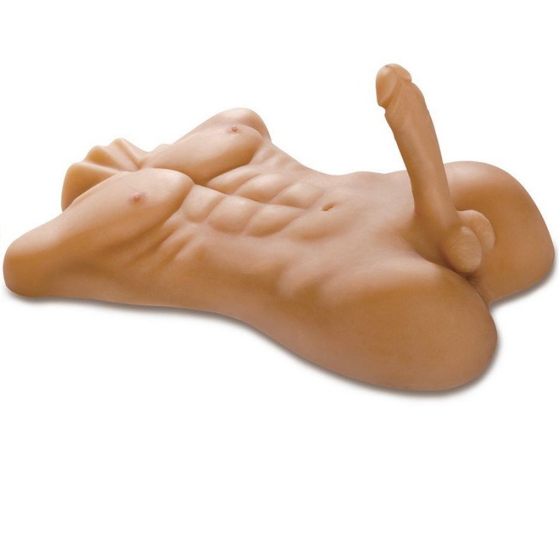 EXTREME TOYZ - JODERME MEGA TORSO MASCULINO MASTURBADOR