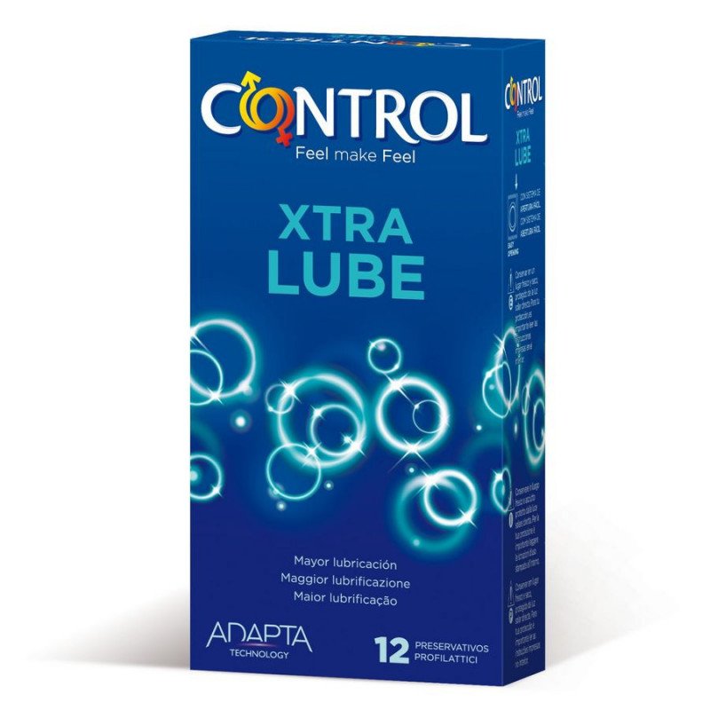 CONTROL - PRESERVATIVOS ADAPTA NATURE EXTRALUBE 12 UNIDADES