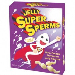 SPENCER & FLEETWOOD - GOMITAS SUPER ESPERMANTES EN FORMA DE ESPERMA 120 GR
