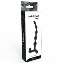 JUGUETES PARA ADICTOS - BOLAS ANALES DE 22 CM NEGRAS
