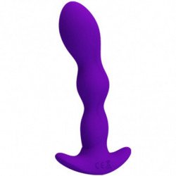 PRETTY LOVE - MASAJEADOR ANAL CON 12 MODOS DE VIBRACIÓN EN COLOR LILA