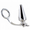 ANILLO DE ACERO DURO CON TAPÓN ANAL DE 80 X 55 MM