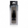 INTENSE - TAPÓN ANAL PIPO M SILICONA NEGRA 11 CM