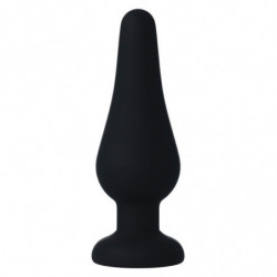 INTENSE - TAPÓN ANAL PIPO M SILICONA NEGRA 11 CM