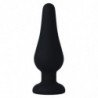 INTENSO - TAPÓN ANAL PIPO M SILICONA NEGRA 11 CM