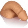 CALEXOTICS - EMPAQUE DE SILICONA PARA PENE 12,75 CM CARAMELO