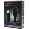 PRETTY LOVE - TAPON ANAL DE SILICONA CON ANCLAJE, 12 MODOS DE VIBRACIÓN, NEGRO