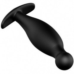 PRETTY LOVE - TAPÓN ANAL DE SILICONA DE 11,7 CM NEGRO