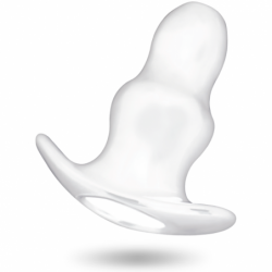 JUGUETES PARA ADICTOS - DILATADOR ANAL GRANDE DE 15 CM - TRANSPARENTE
