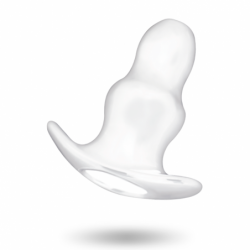 JUGUETES PARA ADICTOS - DILATADOR ANAL MEDIANO 11 CM - TRANSPARENTE