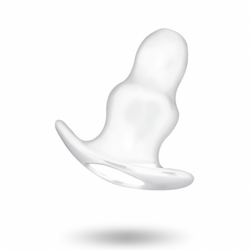 JUGUETES PARA ADICTOS - DILATADOR ANAL MEDIANO DE 9,5 CM - TRANSPARENTE