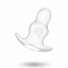 JUGUETES PARA ADICTOS - DILATADOR ANAL MEDIANO DE 9,5 CM - TRANSPARENTE
